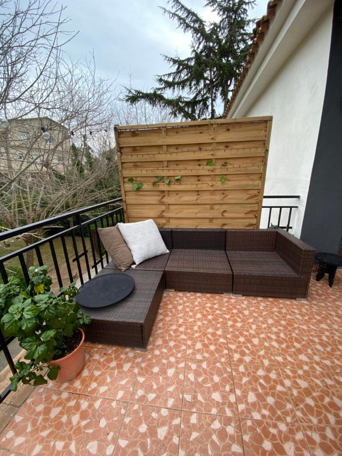 Charming Apartment In A Duplex With Garden & Balcony Cunit Exteriör bild